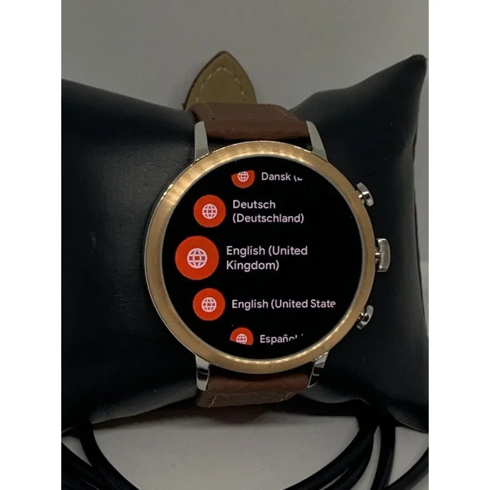 Fossil Gen 4 Authentic Digital Dial Smart Watch Custom Band FTW6016 NP24